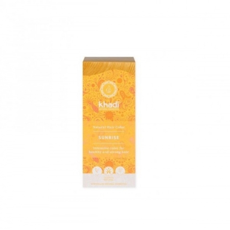 KHADI Ziołowa farba do koloryzacji włosów Henna SŁONECZNY BLOND 100g